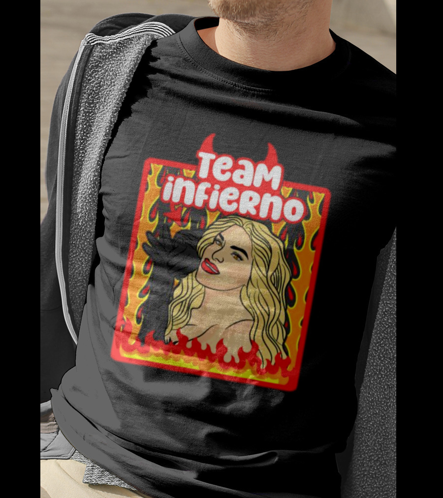 Team Infierno Wendy Guevara Latina Flames T-Shirt