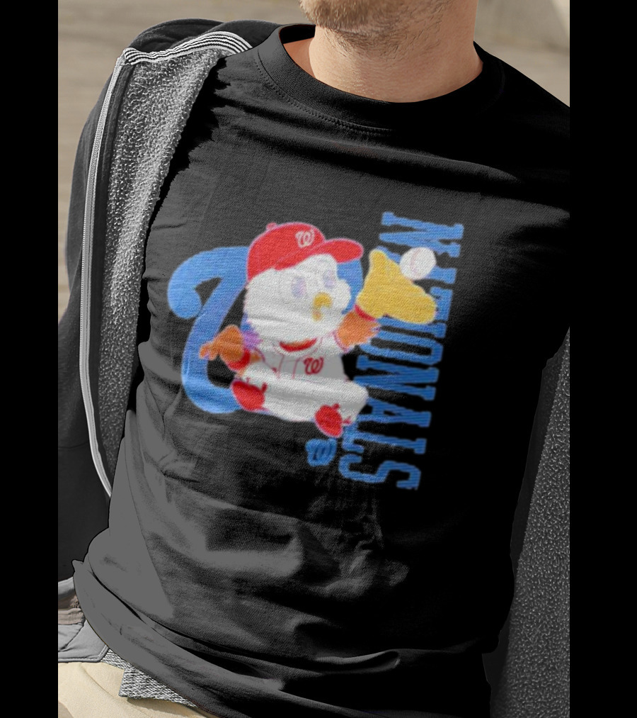 Washington Nationals Infant Mascot Logo Baseball T-Shirt