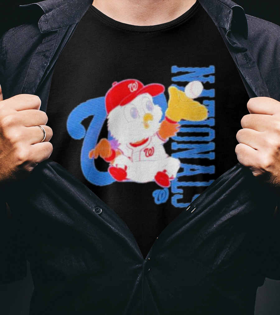 Washington Nationals Infant Mascot Logo Baseball T-Shirt