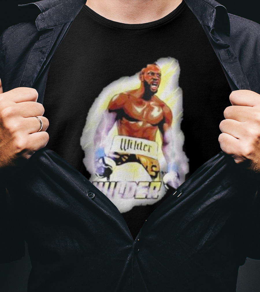 Deontay Wilder Lightning Boxer Champion Energy T-Shirt