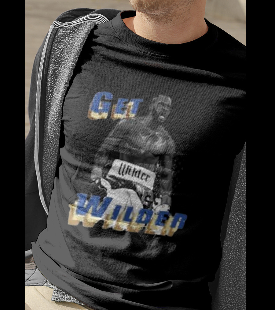 Get Wilder Boxer Roaring With Boxing Gloves T-Shirt