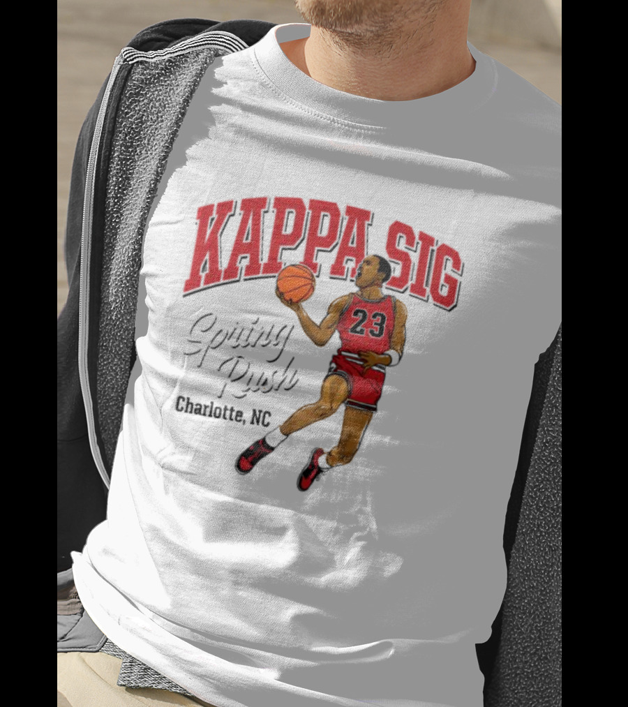 Kappa Sig 23 Basketball Spring Rush Charlotte NC T-Shirt