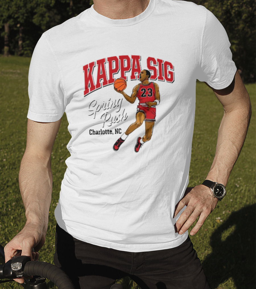 Kappa Sig 23 Basketball Spring Rush Charlotte NC T-Shirt
