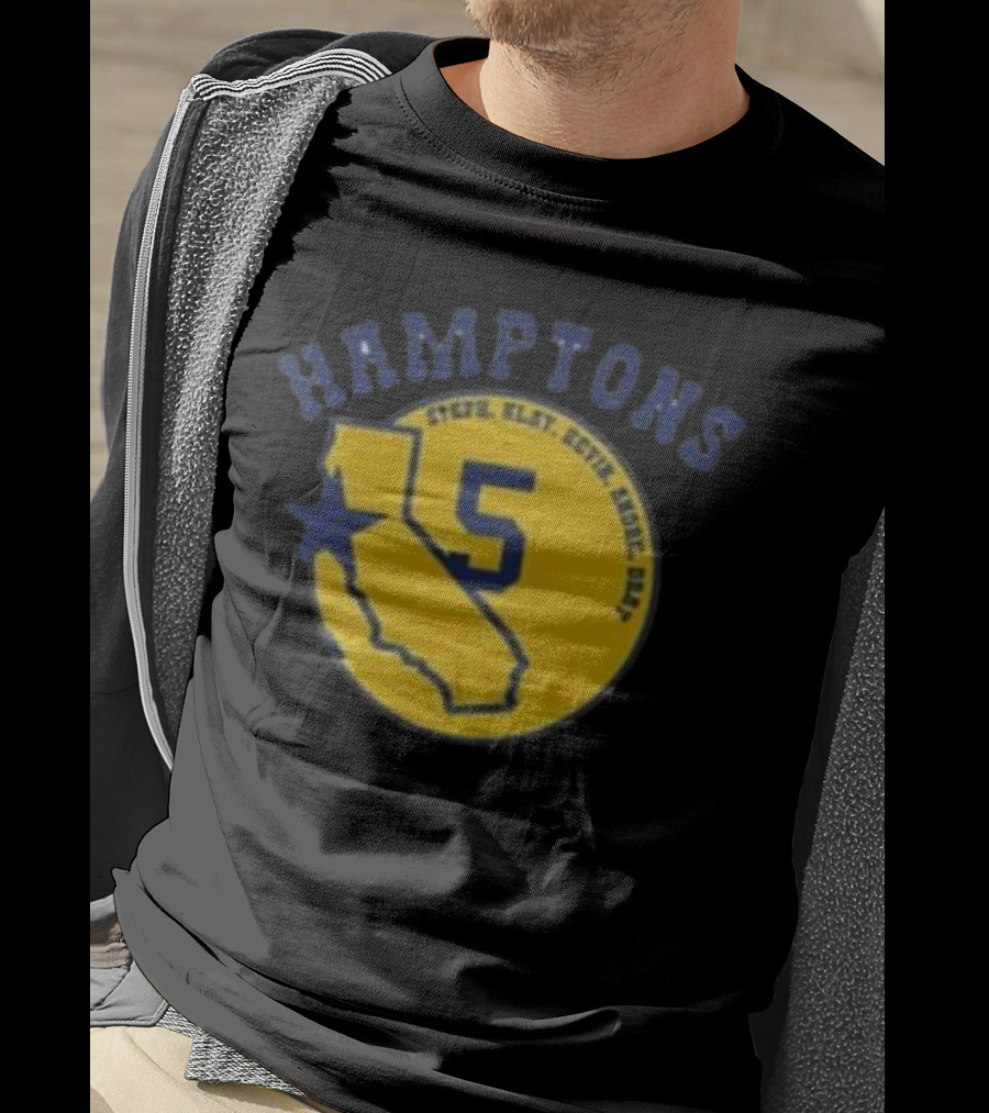 Golden State Hamptons 5 Steph Klay Kevin Andre Dray California Star T-Shirt