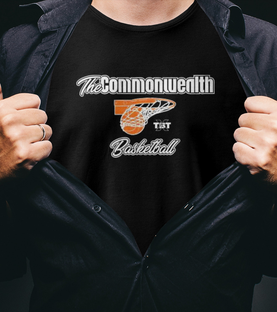 The Commonwealth TBT Basketball Hoop And Net T-Shirt