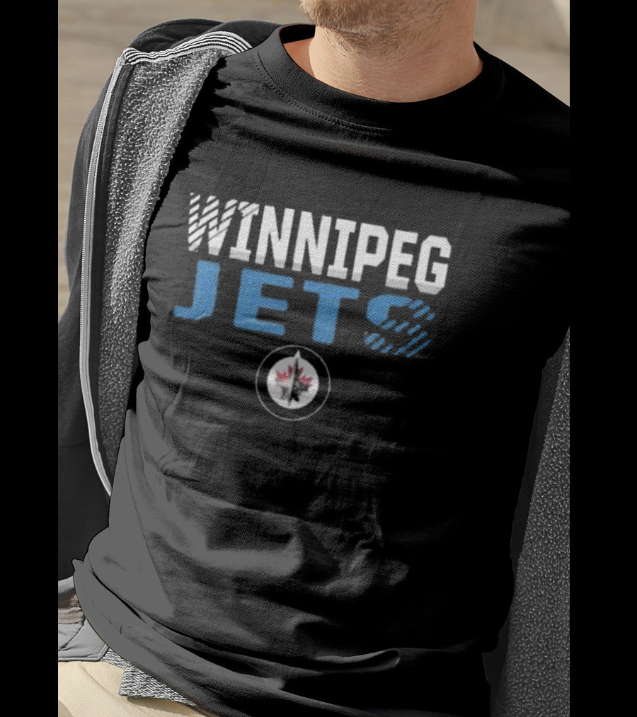 Winnipeg Jets Fade Out Iconic Collection T-Shirt