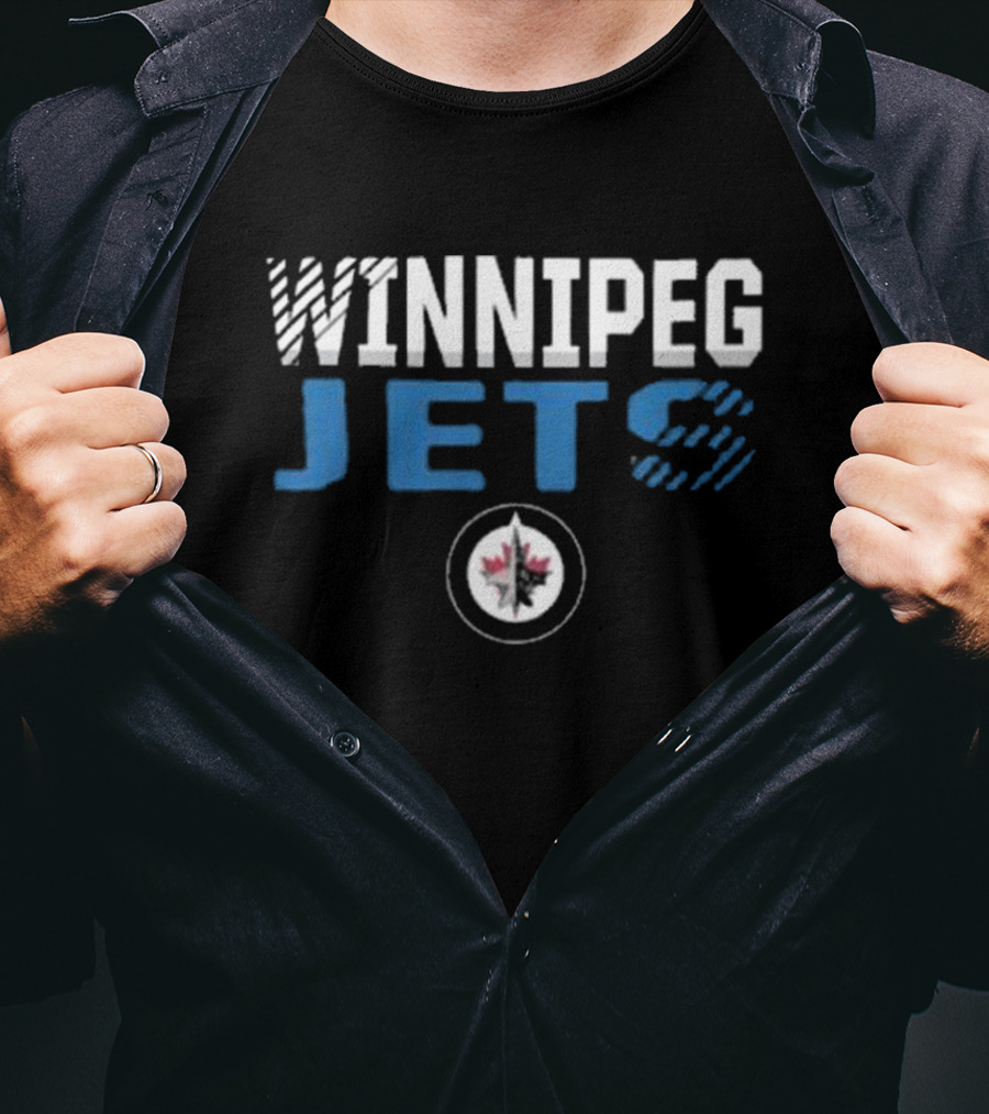 Winnipeg Jets Fade Out Iconic Collection T-Shirt