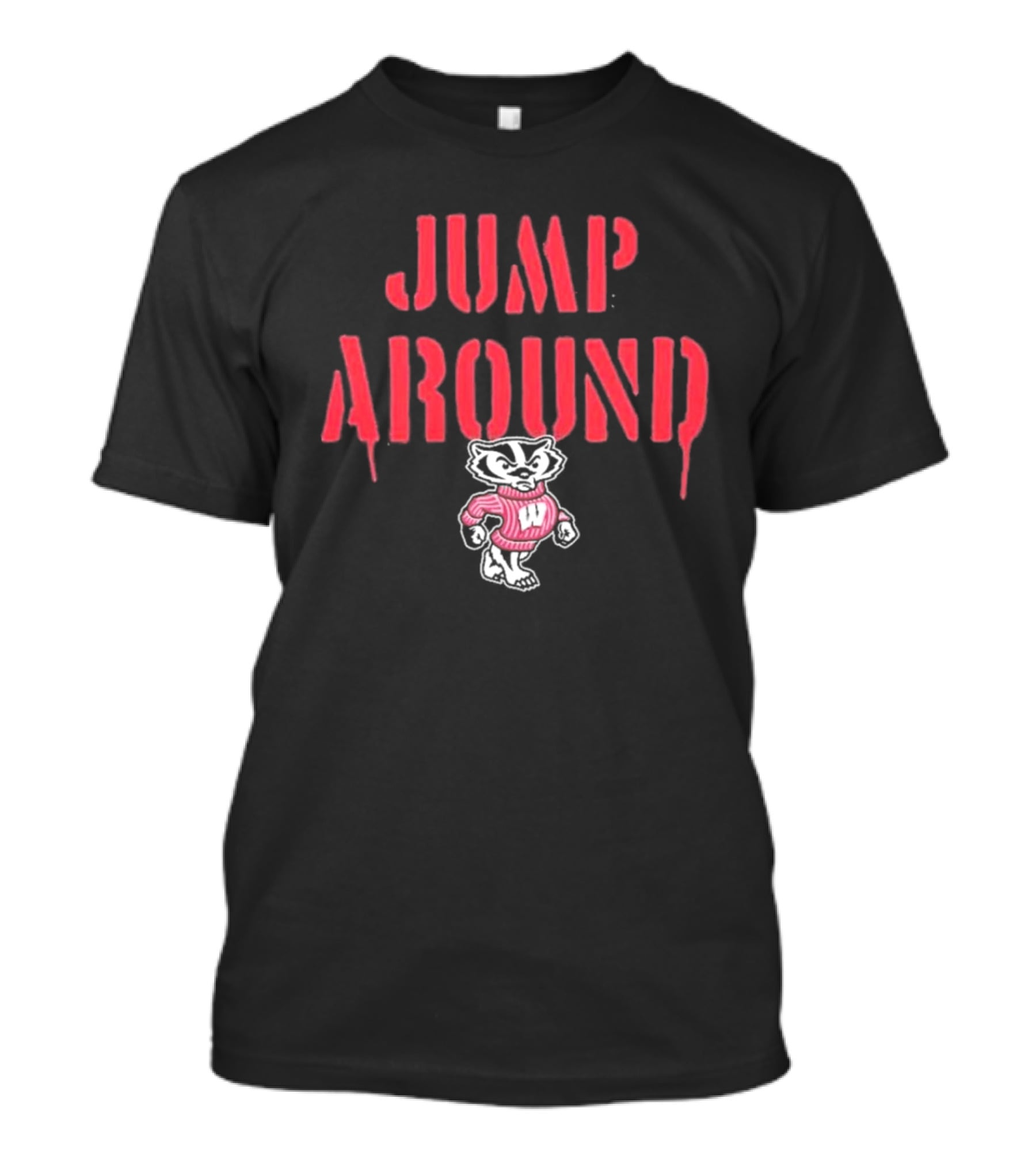 Wisconsin Badgers Hometown Collection Jump Around Bucky Badger T-Shirt
