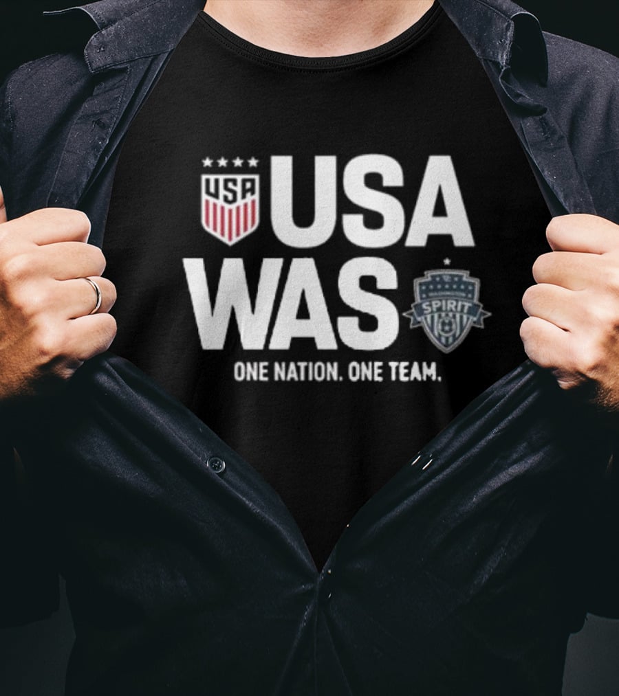 USA WAS One Nation One Team Spirit T-Shirt