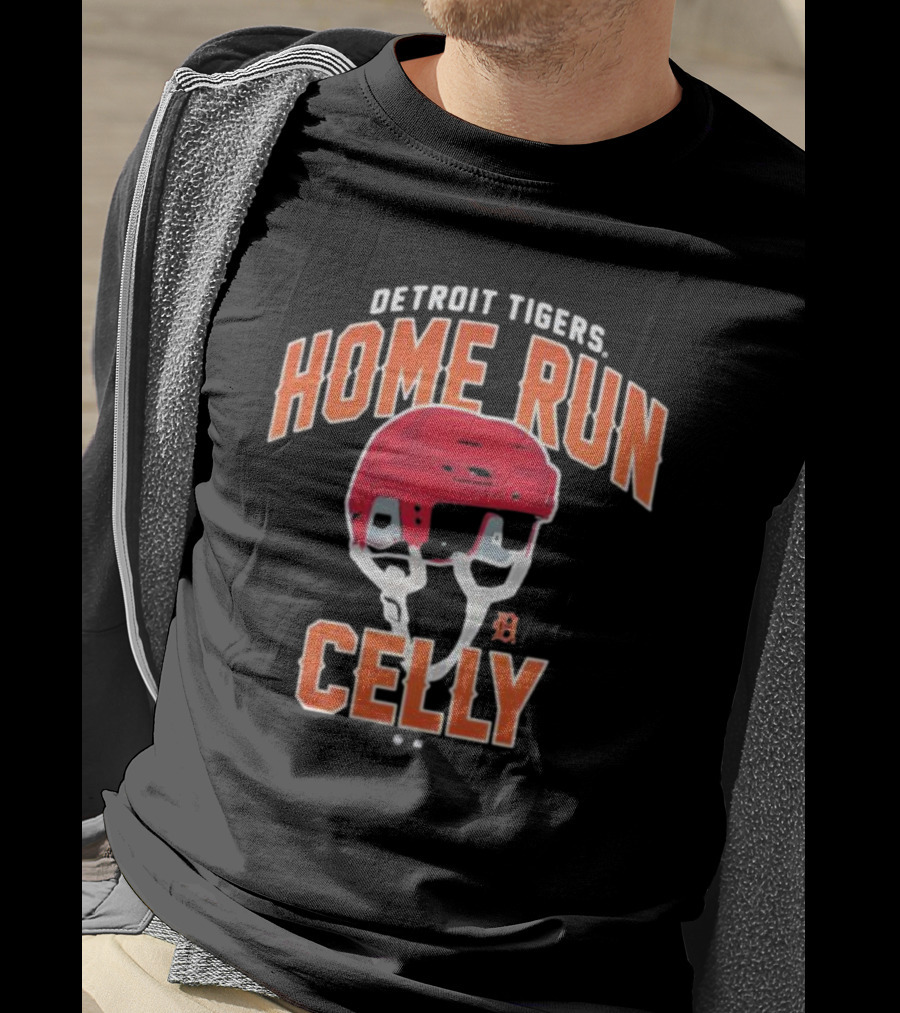 Detroit Tigers Home Run Celly '47 Navy T-Shirt