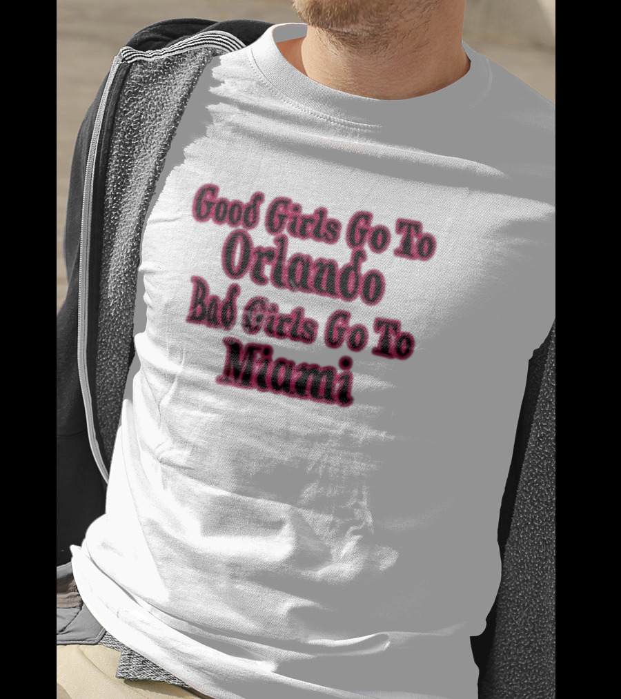 Ellen Marlow Wearing Good Girls Go To Orlando Bad Girls Go To Miami T-Shirt