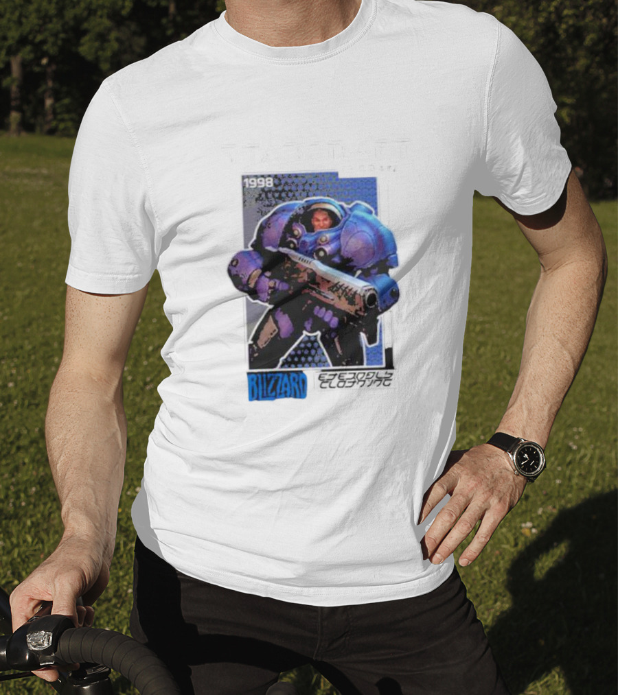 Starcraft Terran 1998 Blizzard Eteson's Clothing T-Shirt