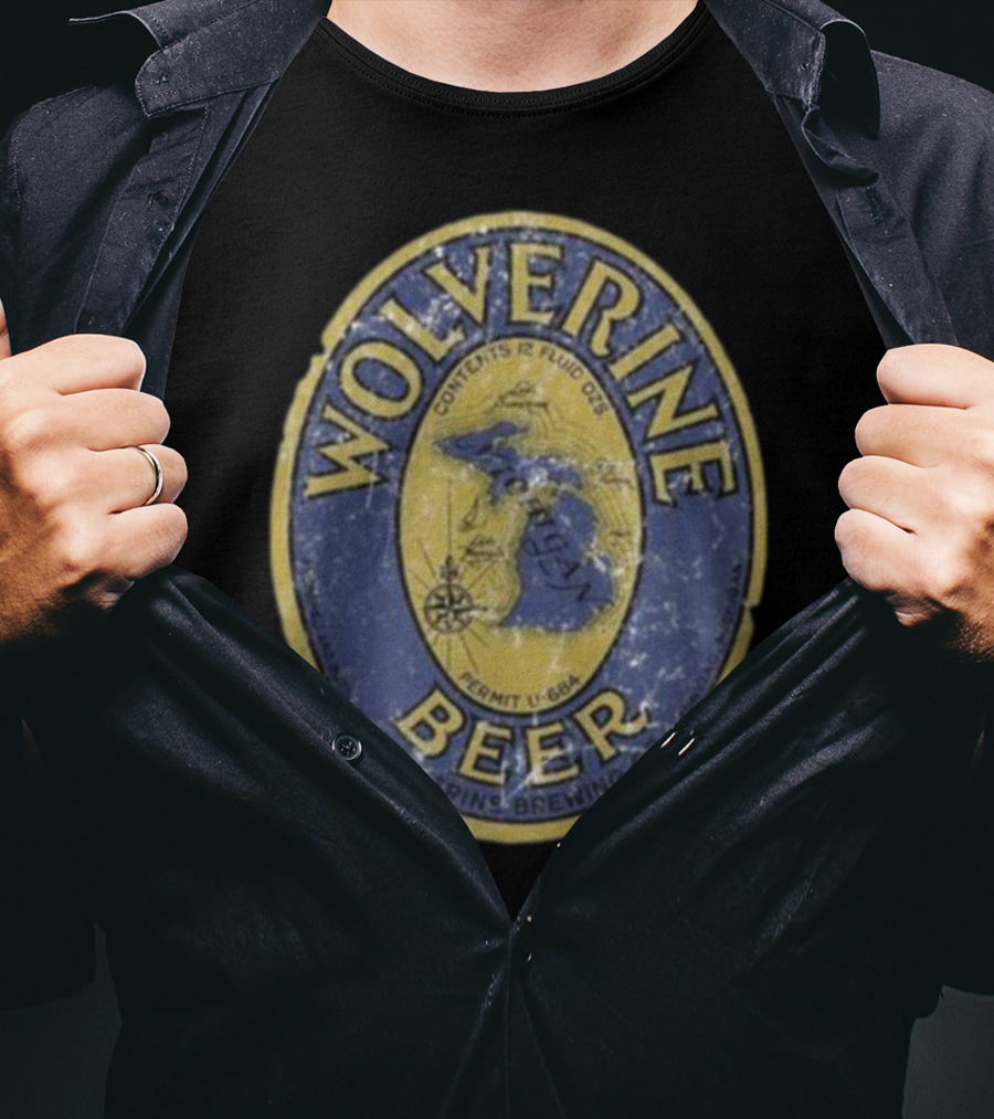 Wolverine Beer Brewing Co 90s Marvel T-Shirt