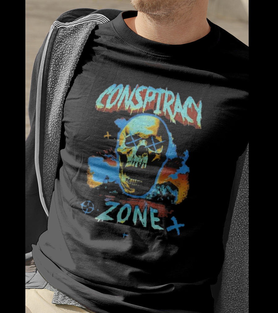 Conspiracy Zone Skull Art Shane Dawson Merchandise T-Shirt