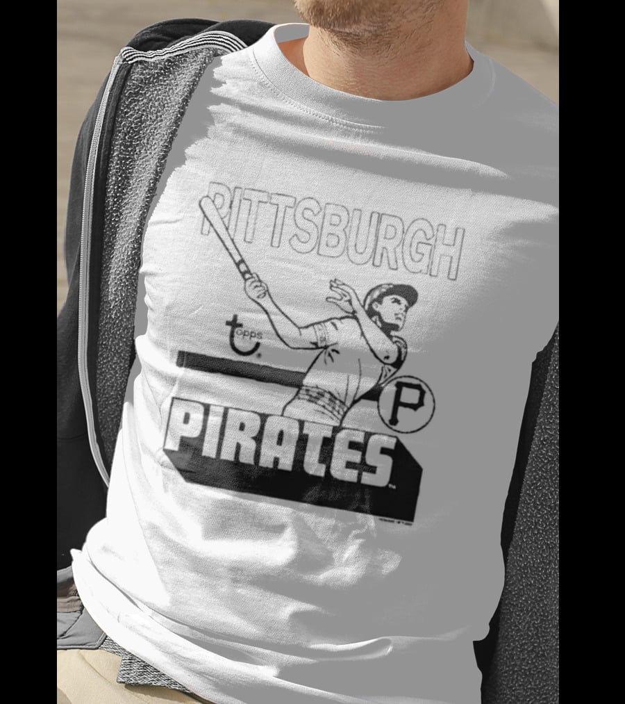 Pittsburgh Pirates Topps Retro Baseball Player T-Shirt