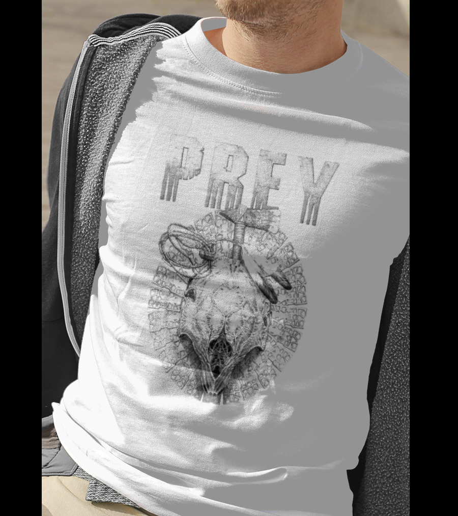 Prey Kühtaamia Merchandise Skull With Spear And Rope Motif T-Shirt
