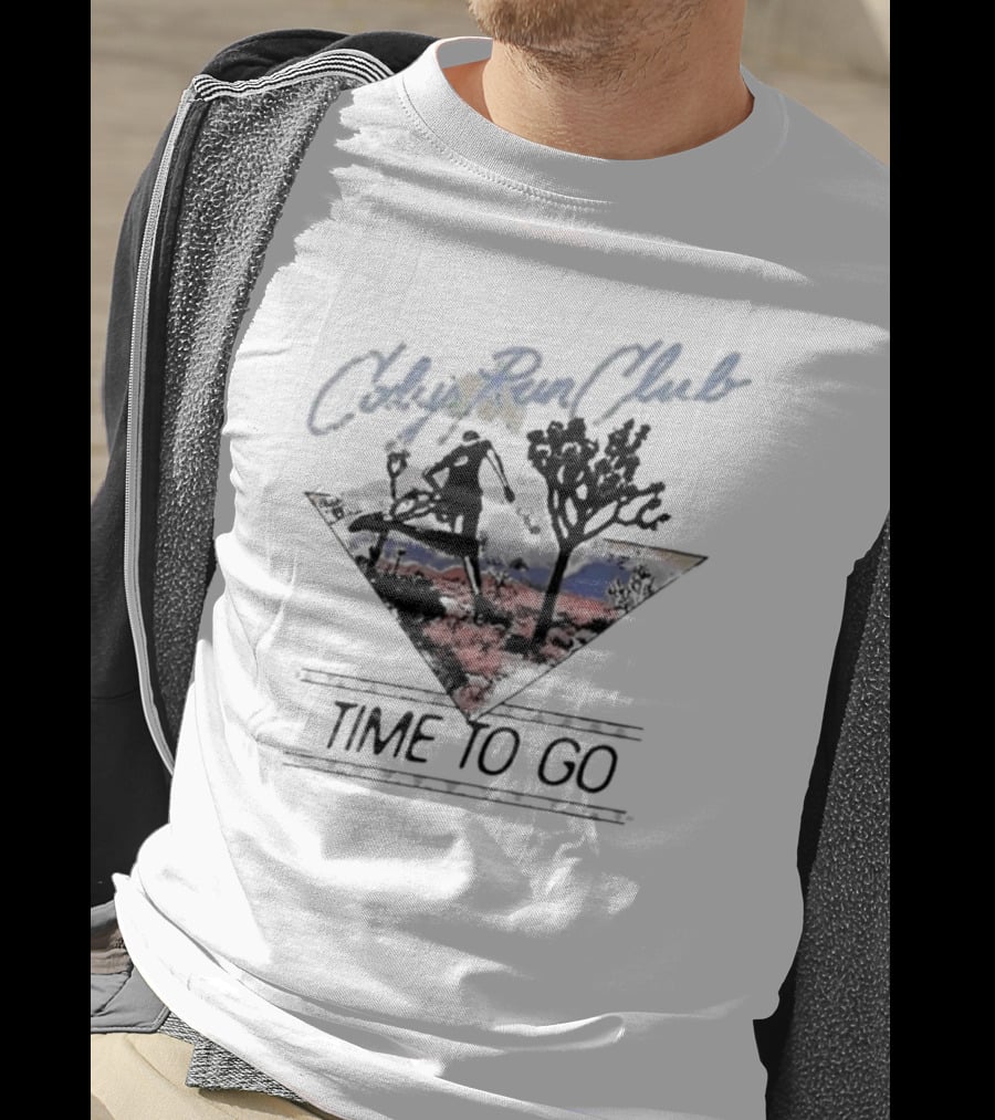 Cody's Run Club Time To Go Desert Silhouette Adventure T-Shirt