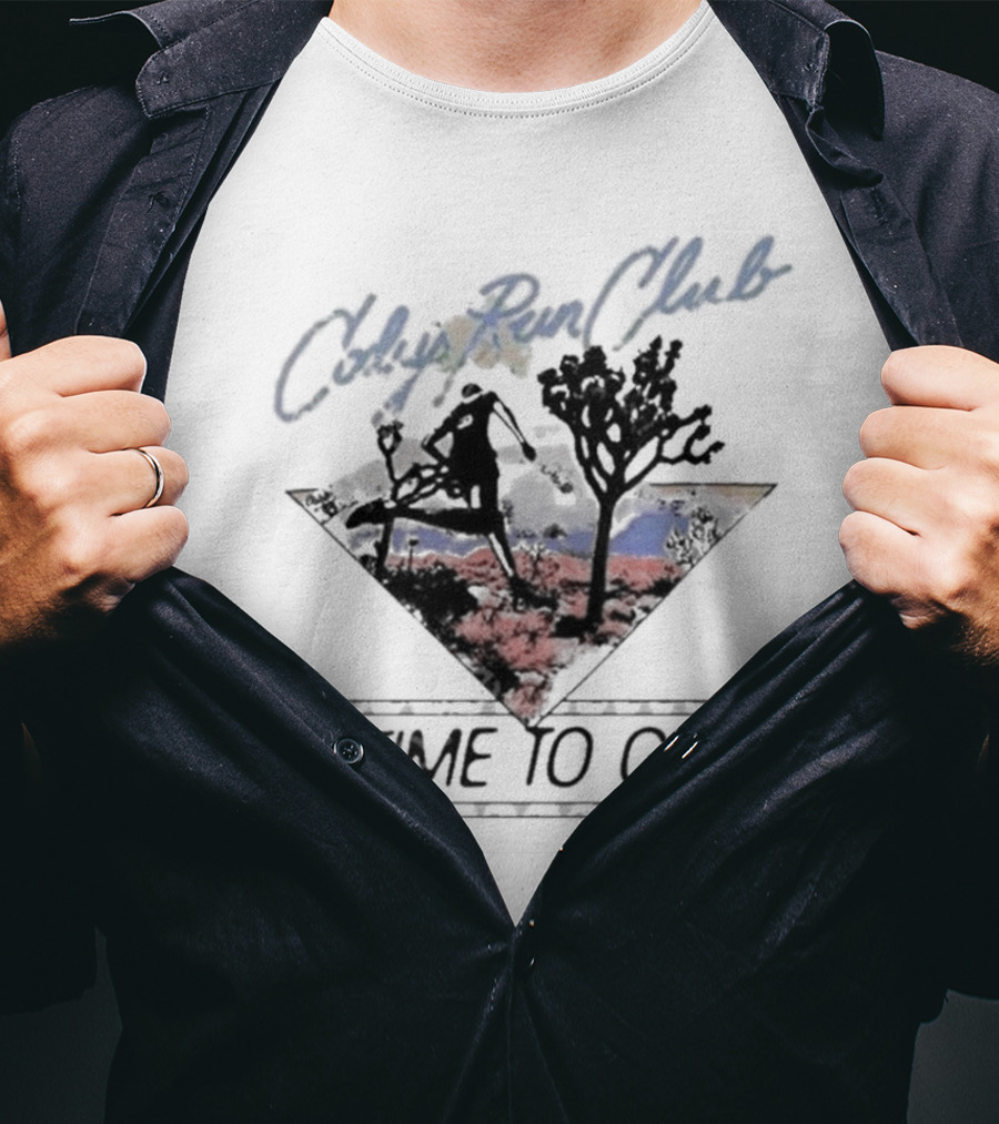 Cody's Run Club Time To Go Desert Silhouette Adventure T-Shirt