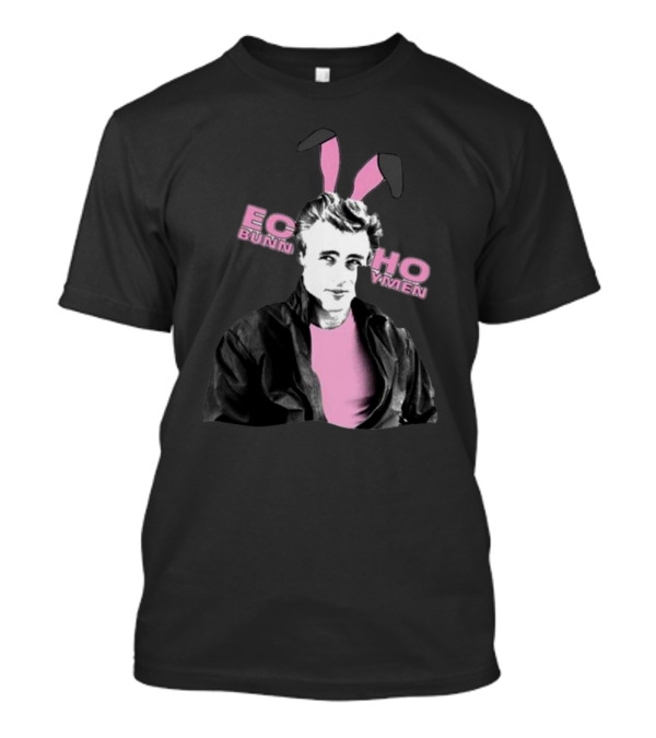 Echo And The Bunnymen Bunny Dean Retro Pink Bunny Ears T-Shirt