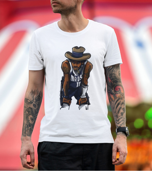 Premium T-Shirt: Kyriewrld Merch Cowboy Kai Mavs 11 Basketball Cartoon T-Shirt Kyriewrld Merch Cowboy Kai Mavs 11 Basketball Cartoon T-Shirt