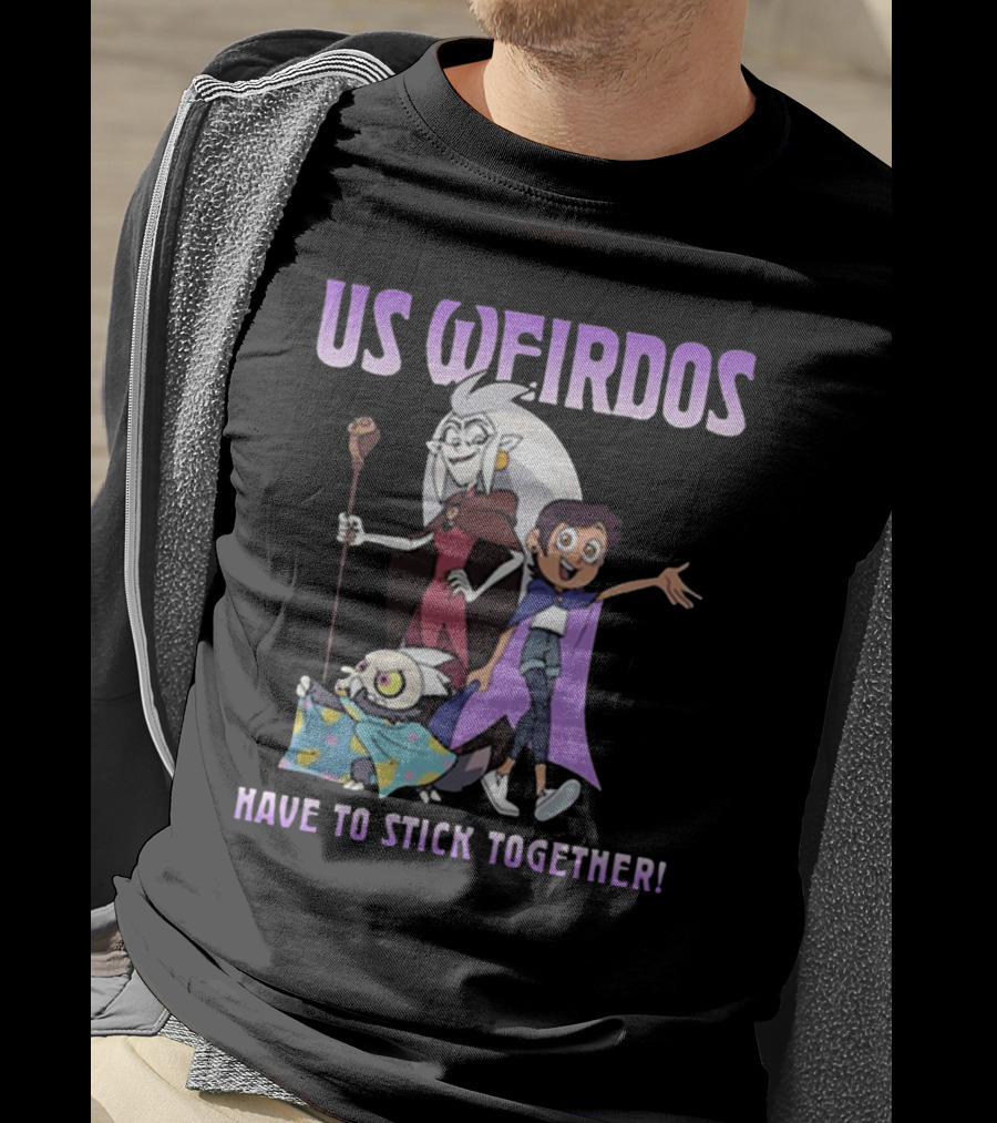 Us Weirdos Have To Stick Together The Owl House Characters Pose T-Shirt