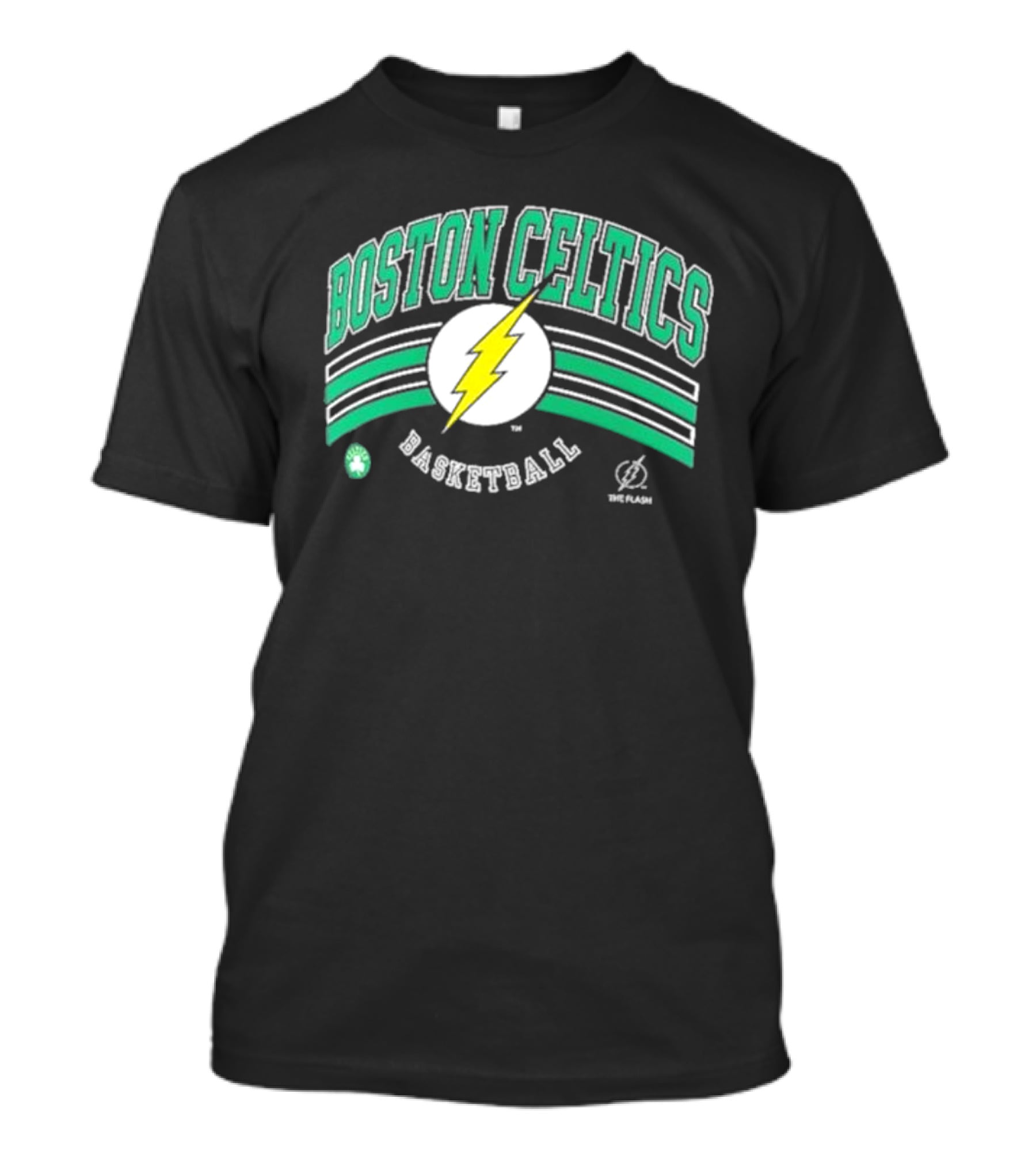 Boston Celtics The Flash Basketball Lightning T-Shirt