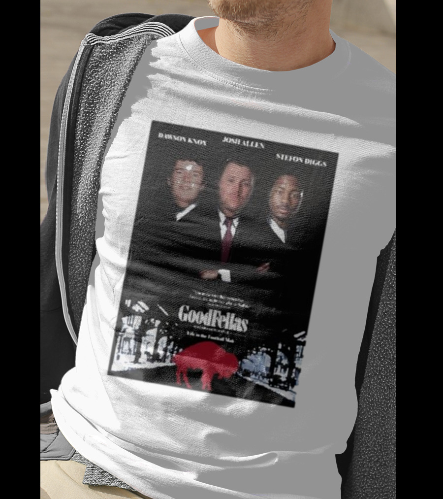 Buffalo Mafia Josh Allen Stefon Diggs Dawson Knox Goodfellas NFL Football T-Shirt