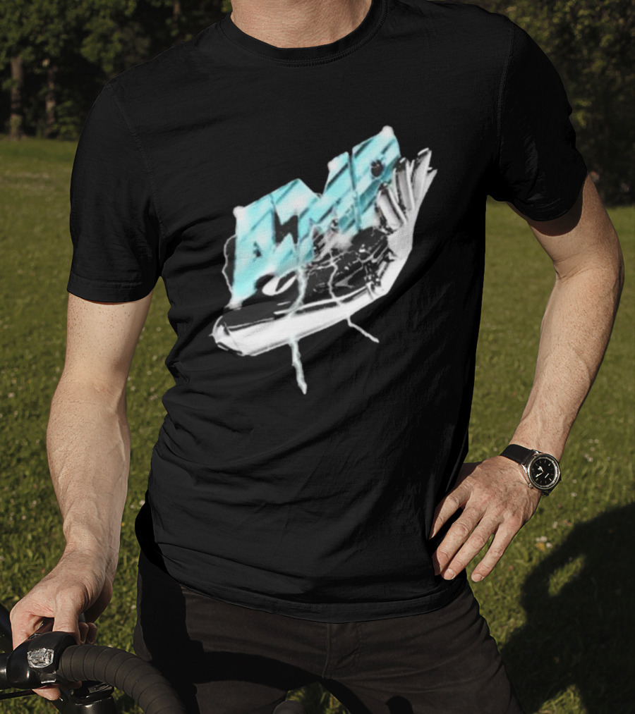 AMP Chrome Cast Electric Power Burst T-Shirt