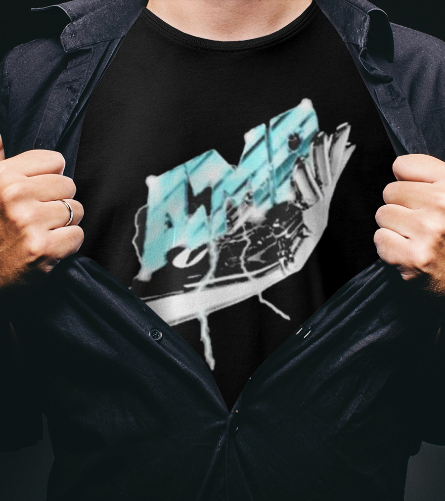 AMP Chrome Cast Electric Power Burst T-Shirt