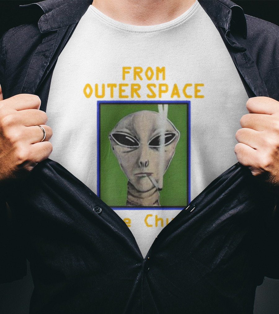 Brian Kemm Jose Chung From Outer Space Alien Smoking T-Shirt