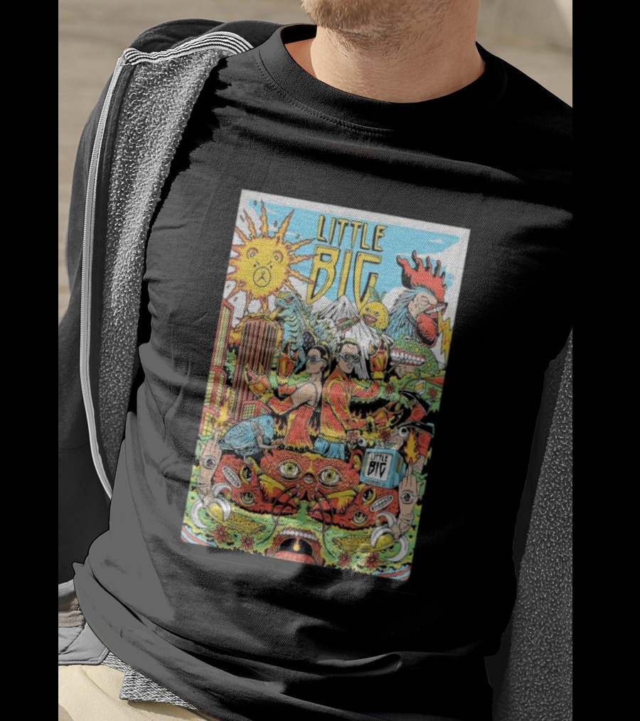 Little Big Comic Style Funky Adventure T-Shirt