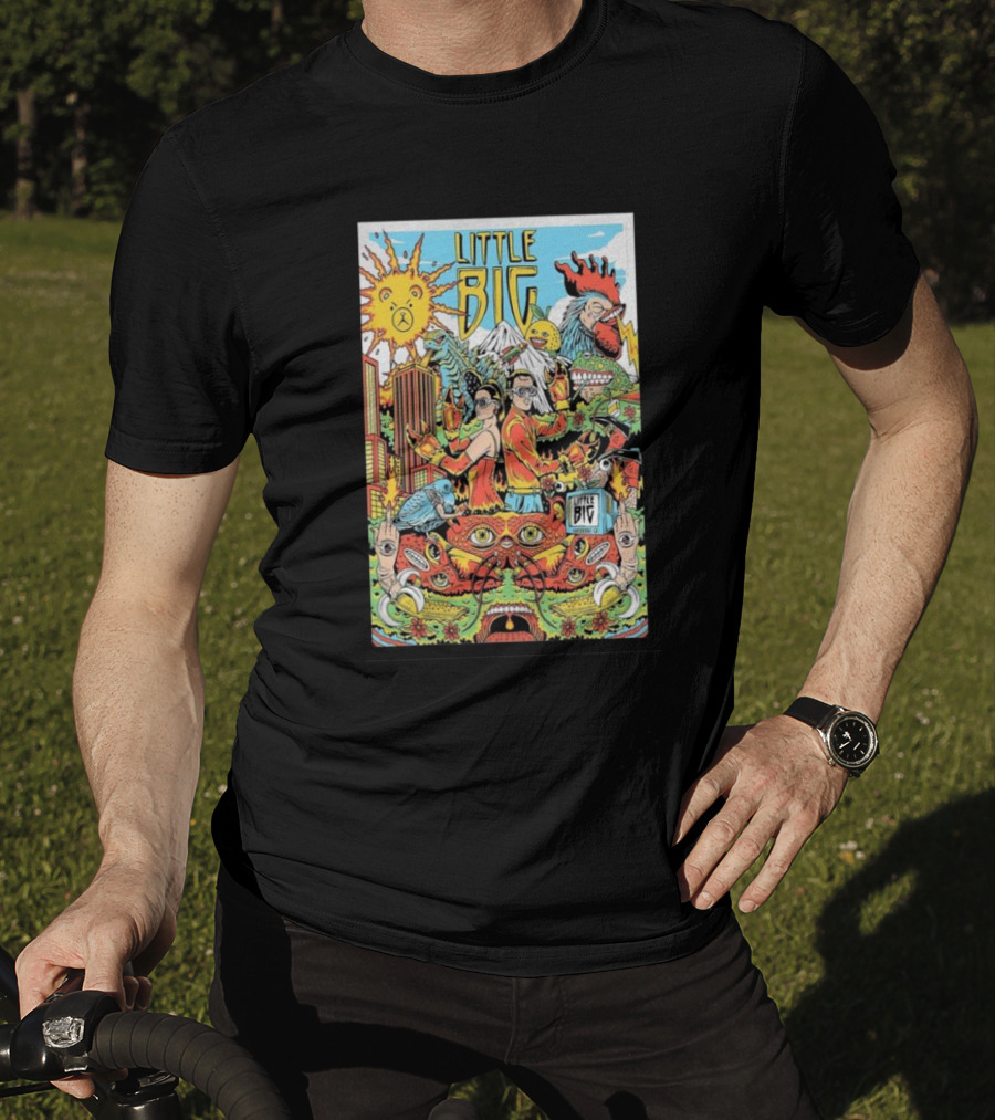 Little Big Comic Style Funky Adventure T-Shirt