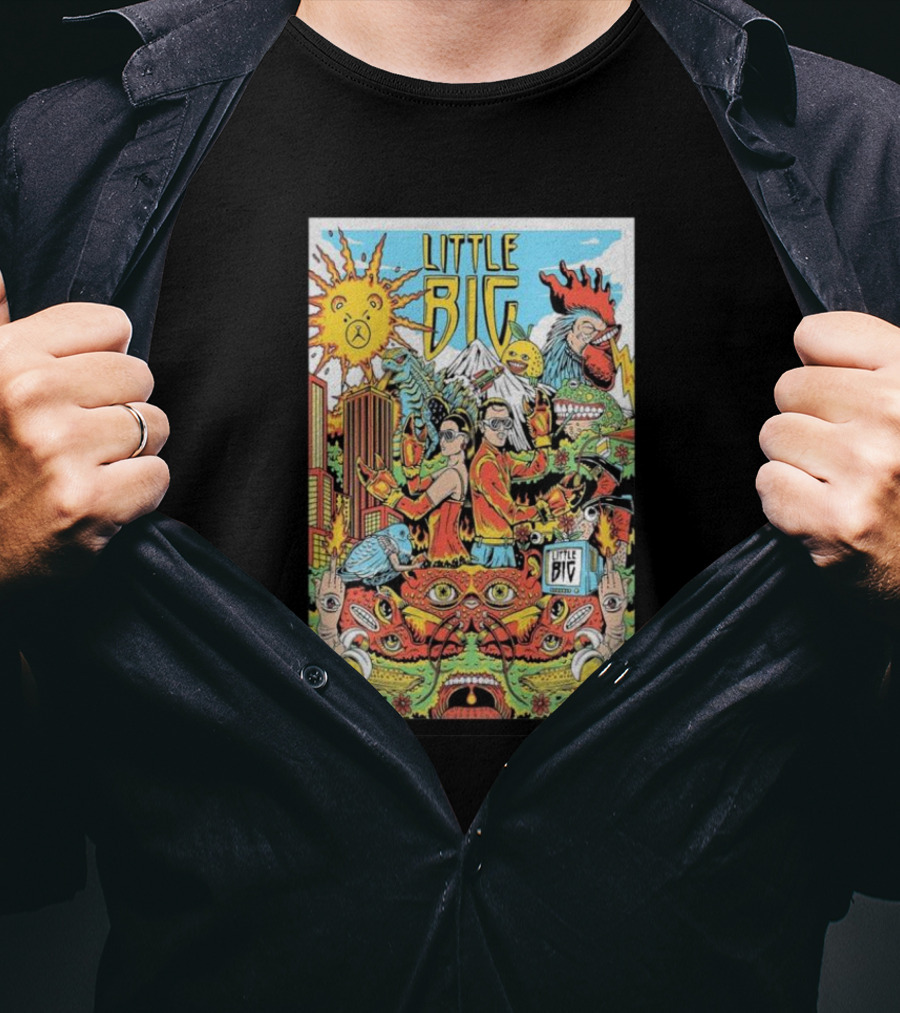 Little Big Comic Style Funky Adventure T-Shirt