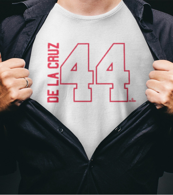 Elly De La Cruz Cincinnati Reds 44 ’47 Name And Number T-Shirt