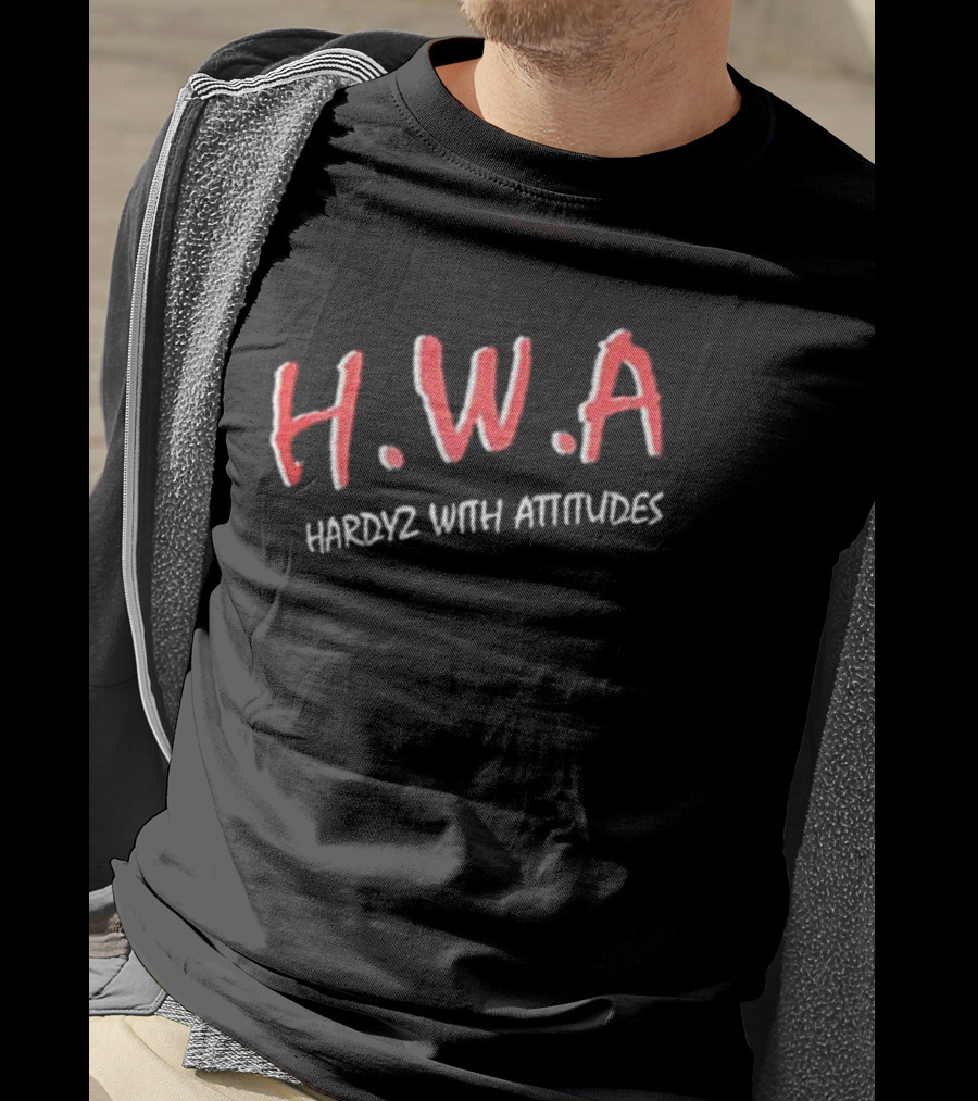 HWA Hardyz With Attitudes Wrestling Iconic Reference T-Shirt