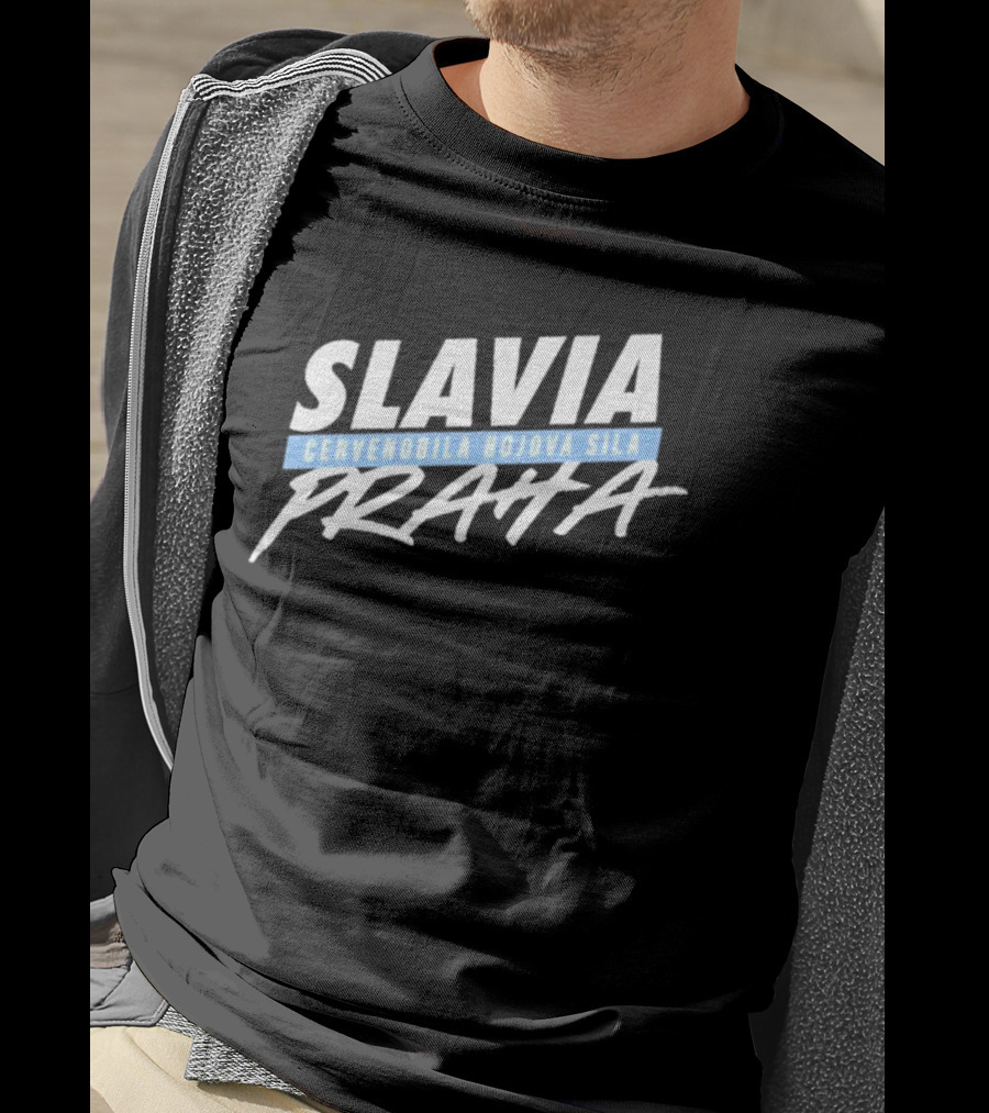 Slavia Cervenobila Bojova Sila Praha T-Shirt