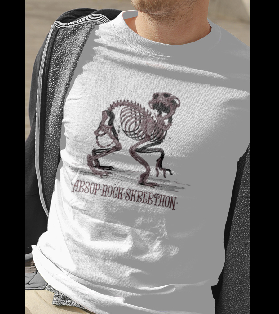 Aesop Rock Skelethon Whiskers T-Shirt