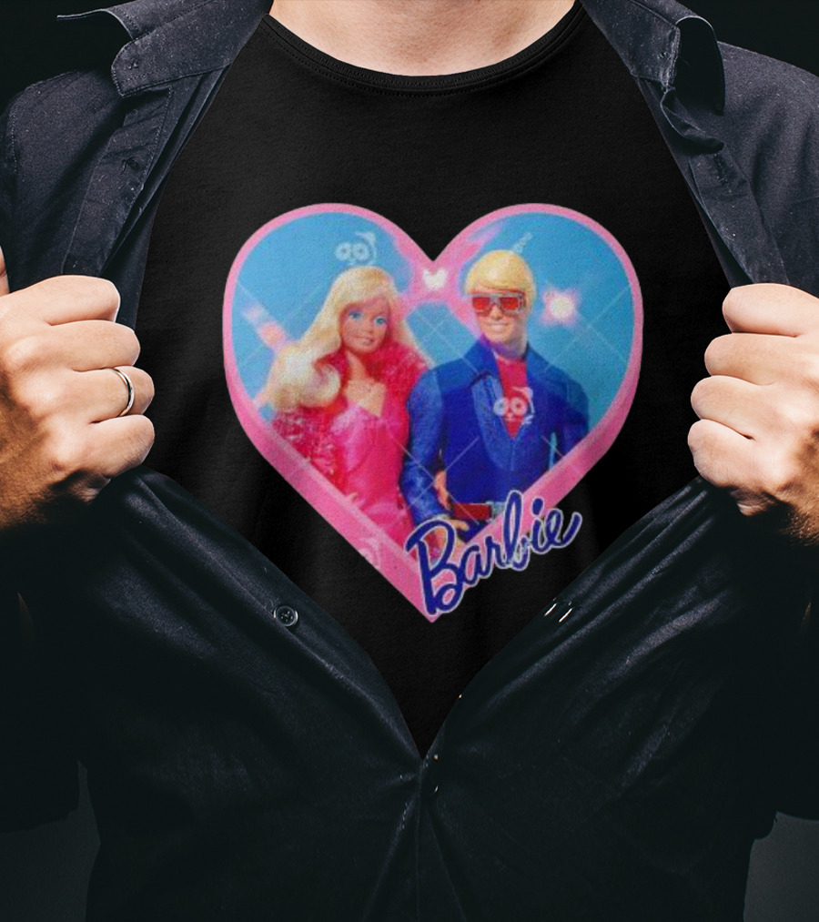 Barbie Ken Heart Valentines Love T-Shirt