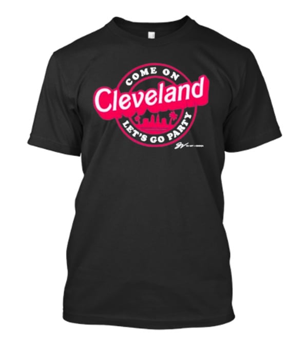Gv Art Cleveland Come On Let's Go Party Skyline T-Shirt