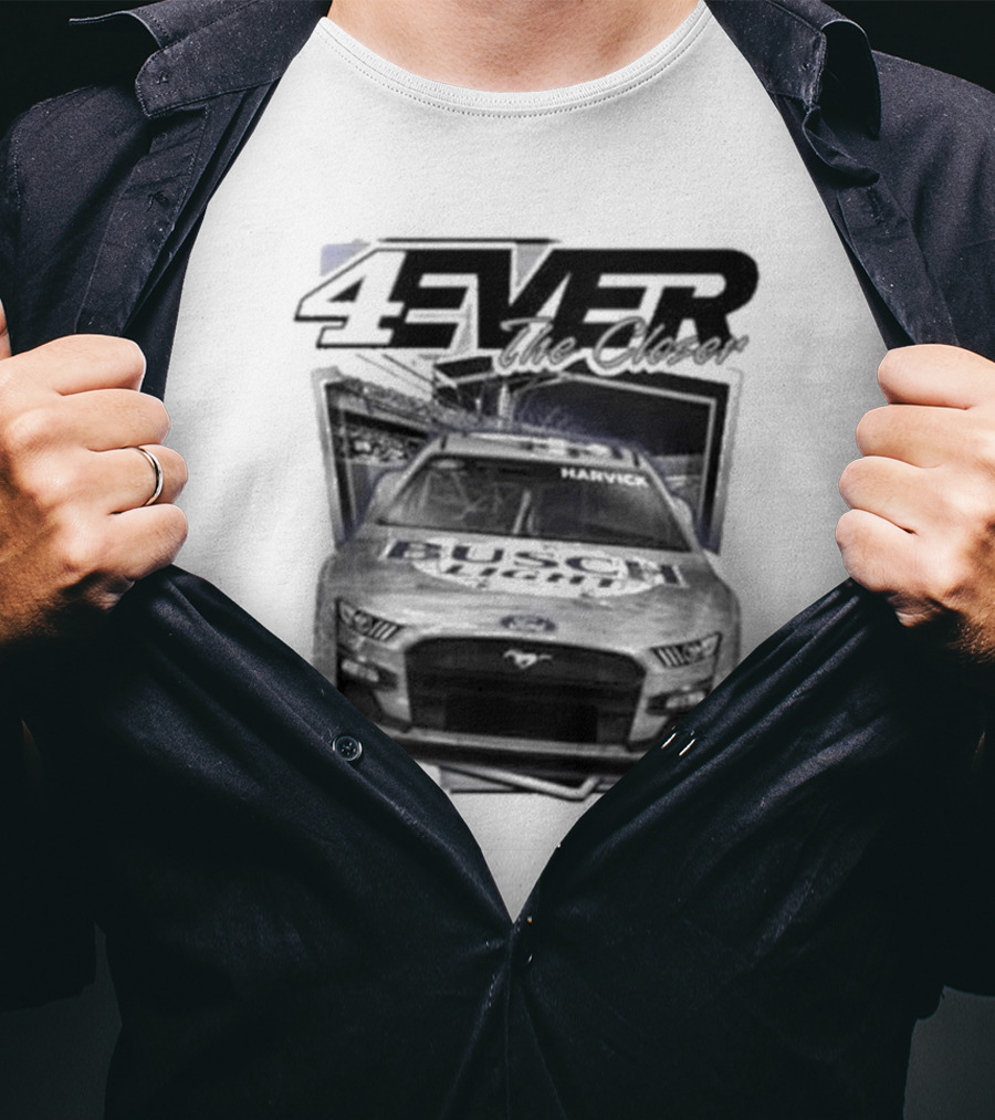 4Ever The Closer Kevin Harvick Busch Light Stewart-Haas Racing #4 75 T-Shirt