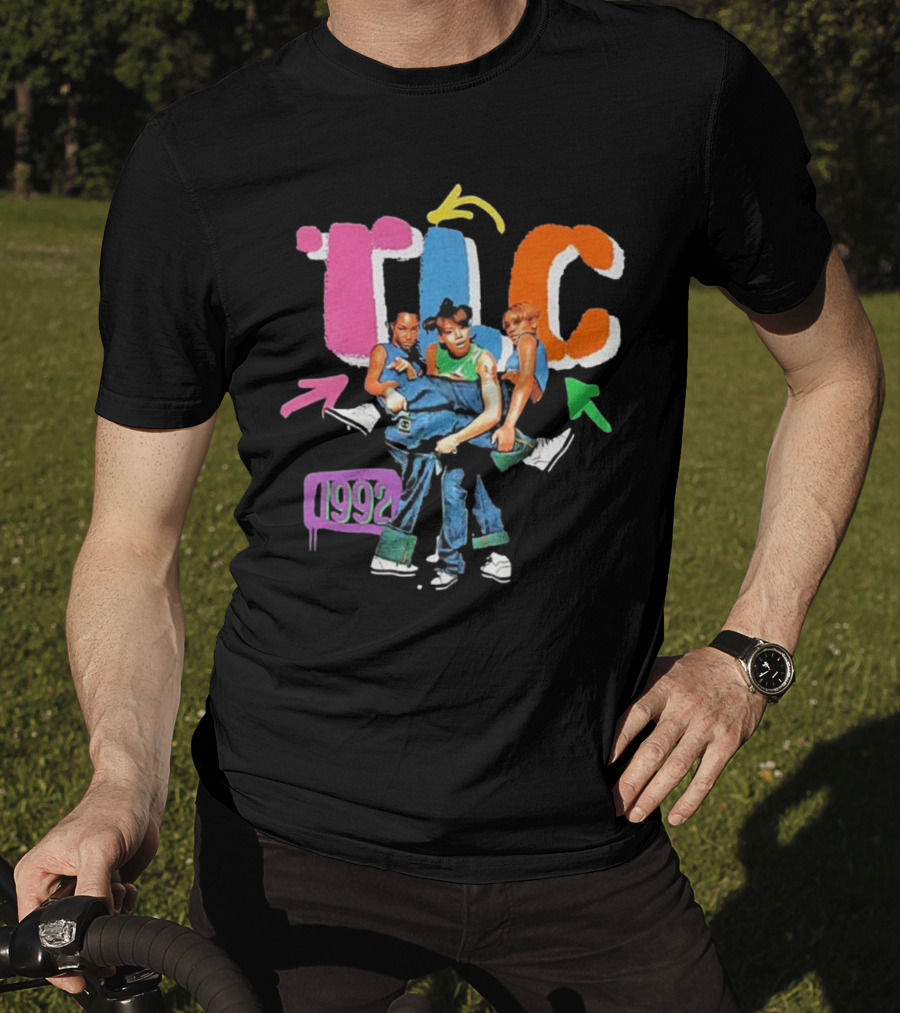 TLC 1992 Attractive Kicking Group T-Shirt