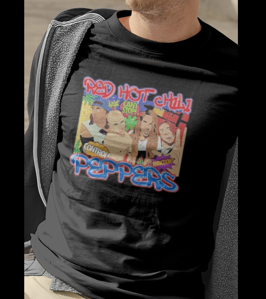 Red Hot Chili Peppers Can't Stop Control Addiction T-Shirt
