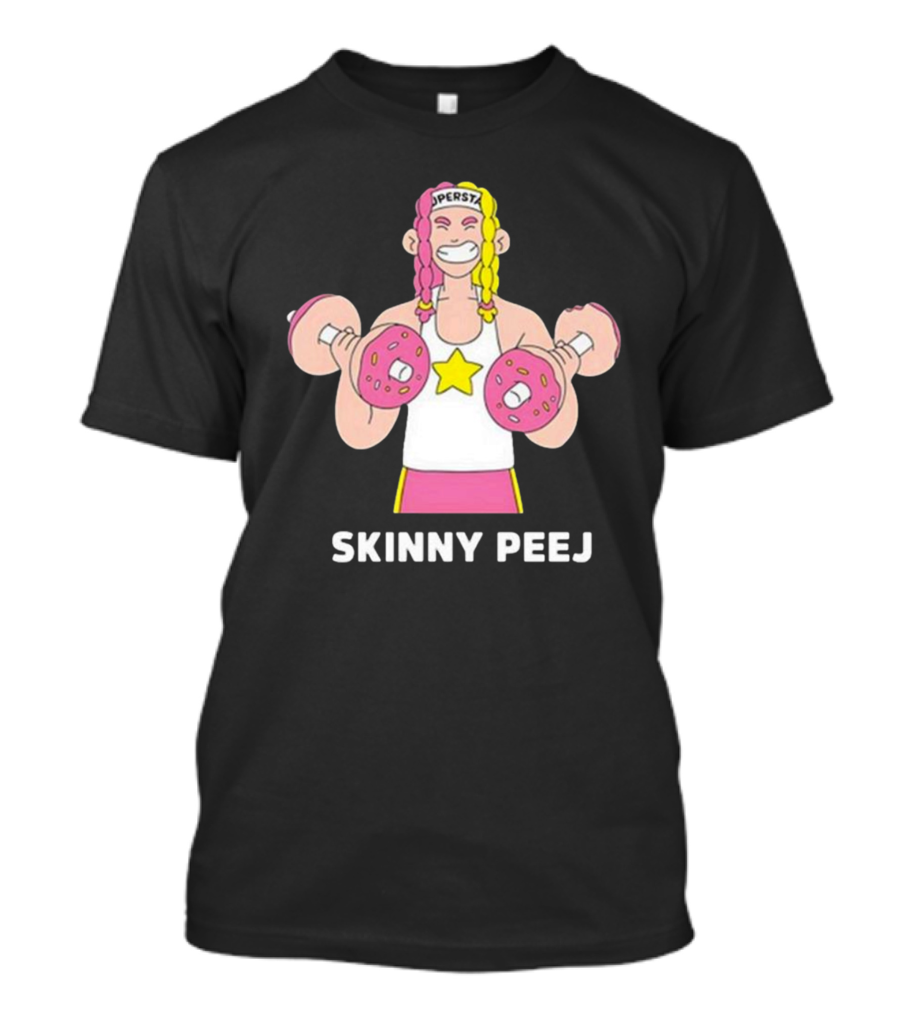 Skinny Peej Lifting Donut Weights Superstarz T-Shirt