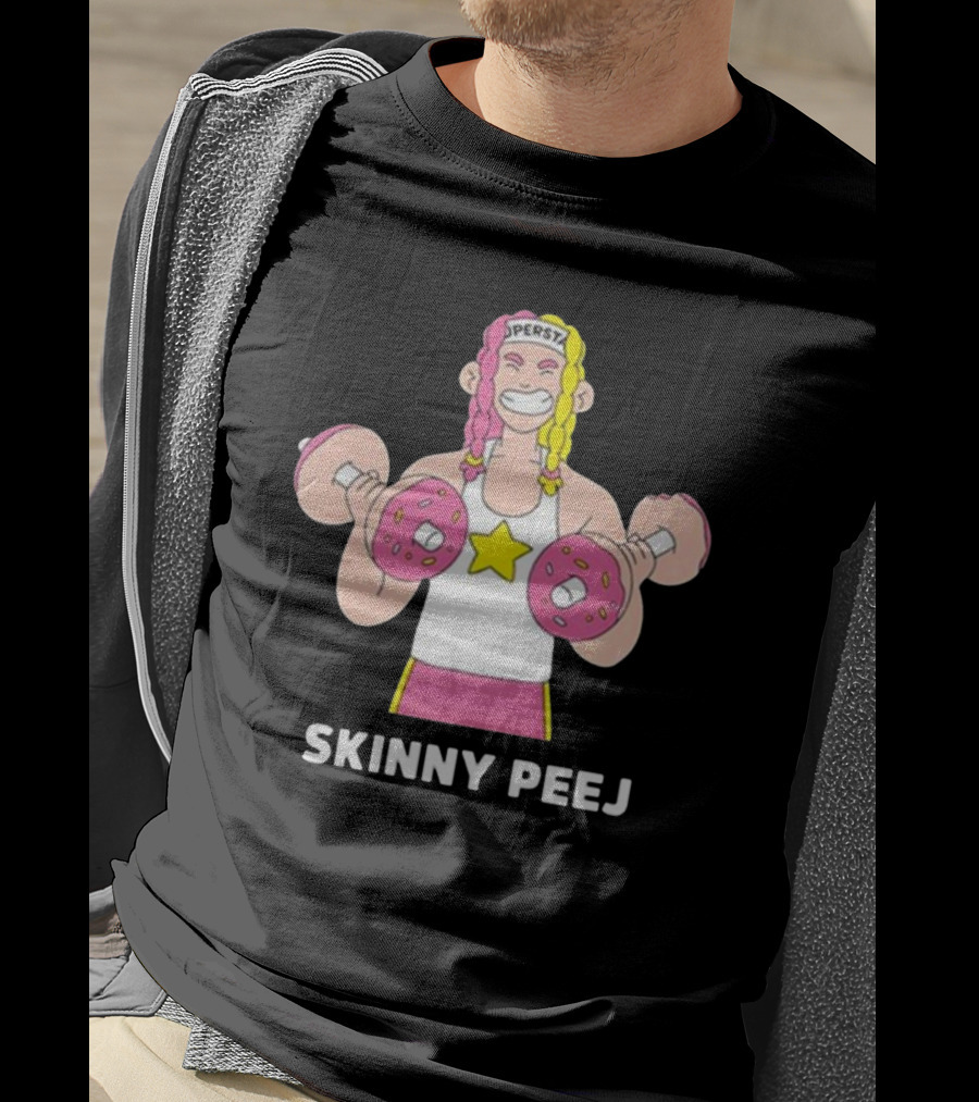 Skinny Peej Lifting Donut Weights Superstarz T-Shirt