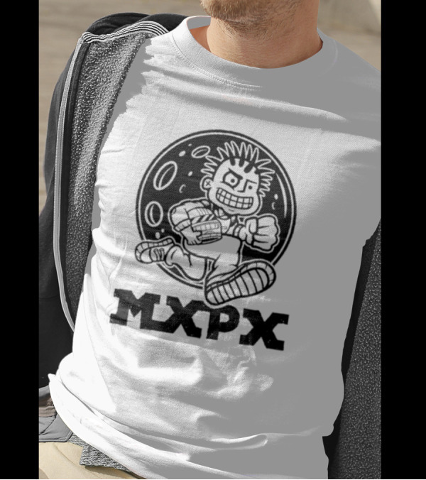 Mxpx Find A Way Home Moon Space PX Moon Punk Character T-Shirt