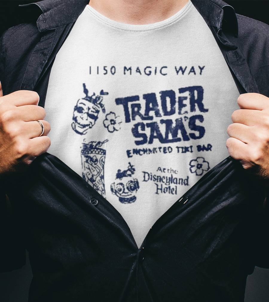 1150 Magic Way Trader Sam’s Enchanted Tiki Bar At The Disneyland Hotel T-Shirt