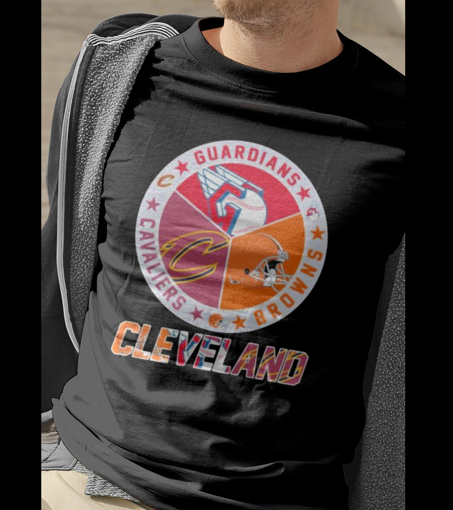 Cleveland Cavaliers Guardians Browns T-Shirt