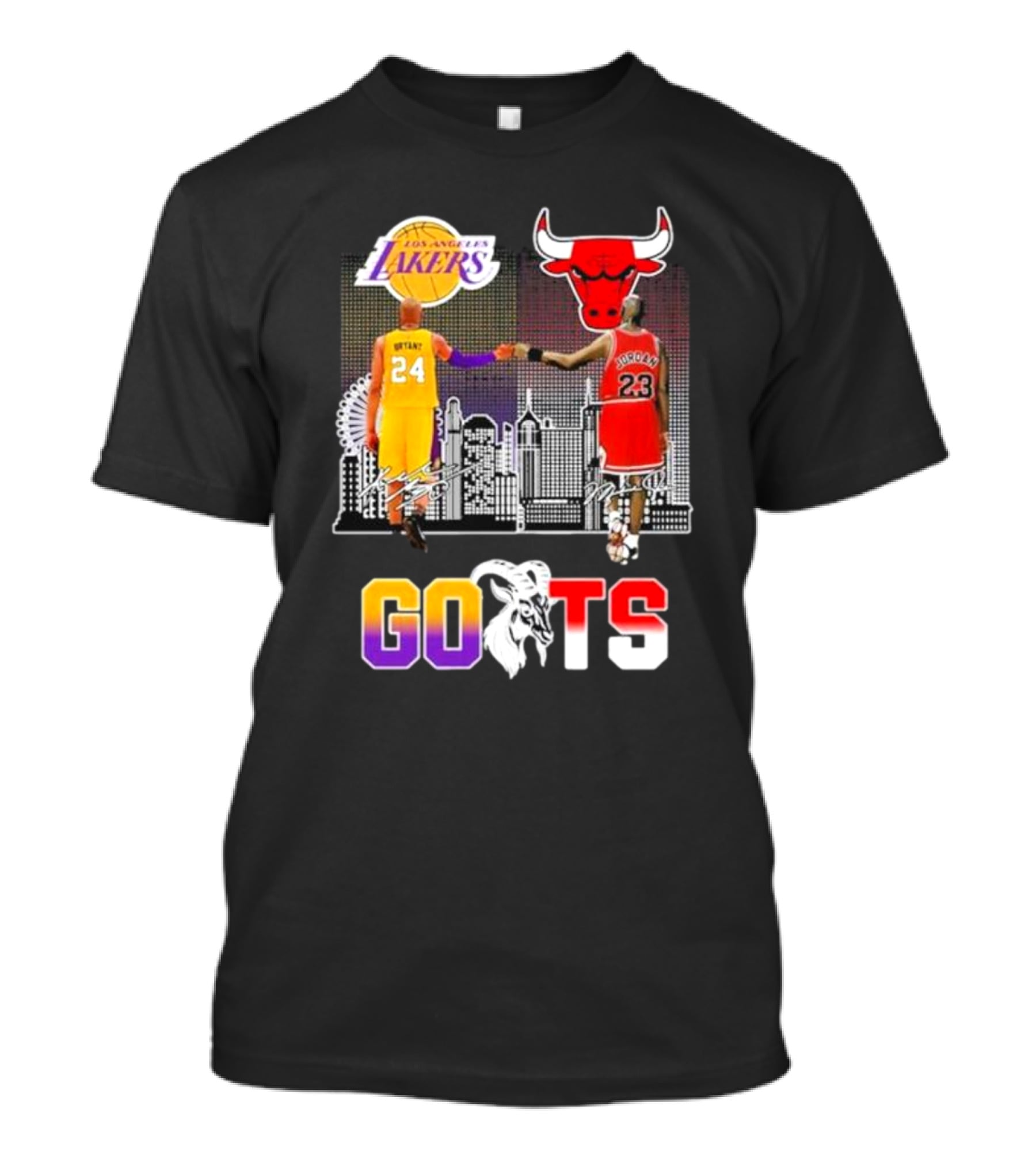 Los Angeles Lakers Chicago Bulls GOATS T-Shirt