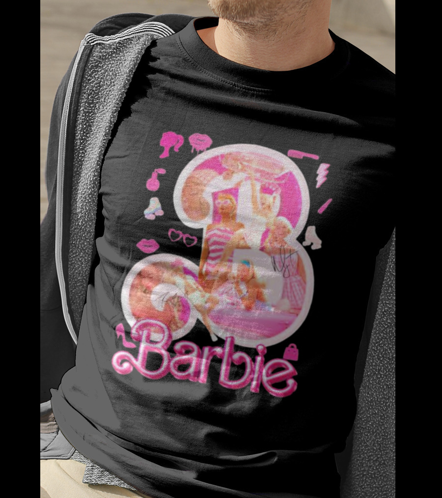 Barbie Pink Glam Fashion Icons Party T-Shirt