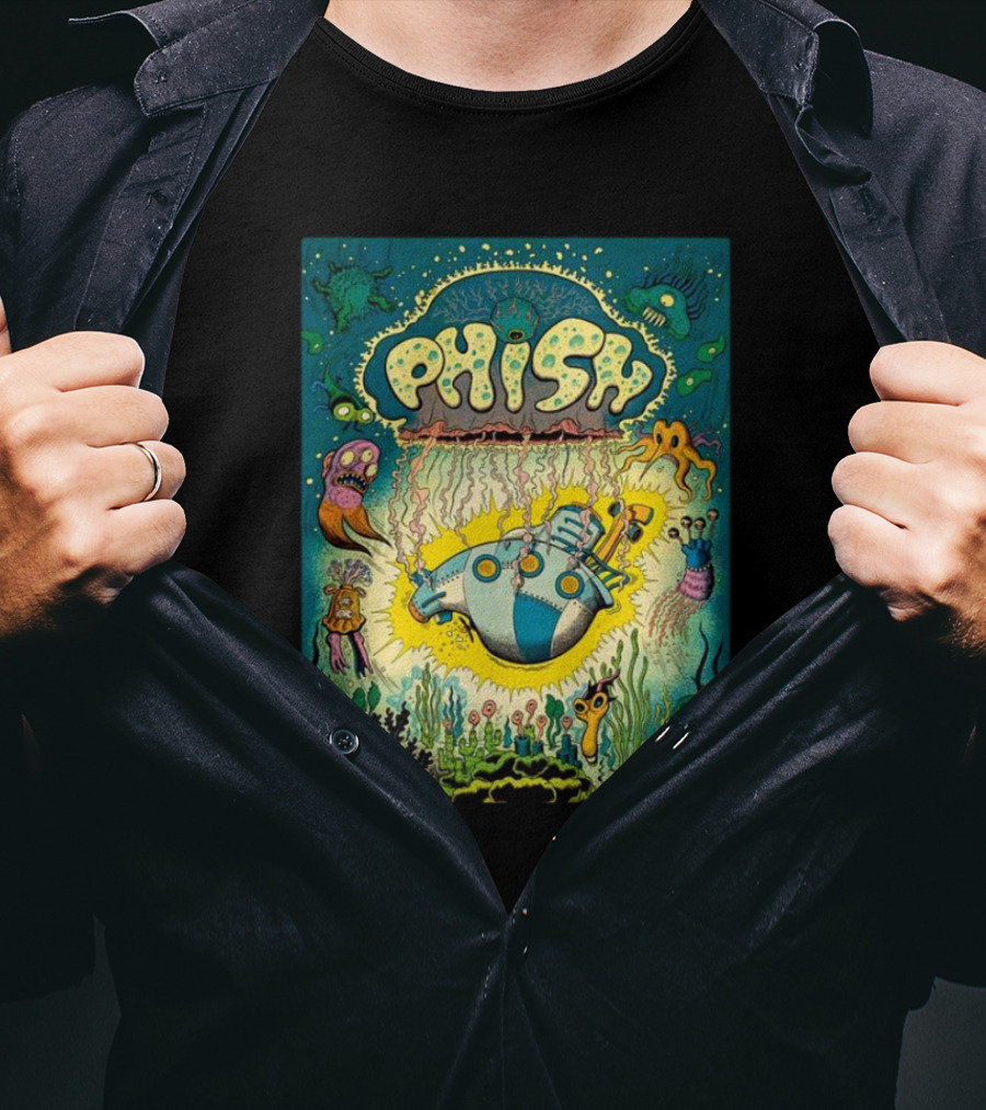 Phish Submarine Underwater Adventure Syracuse T-Shirt